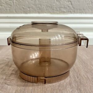 OEM Sunbeam Oskar 14081 Food Processor Bowl Lid Amber Clear Replacement Part